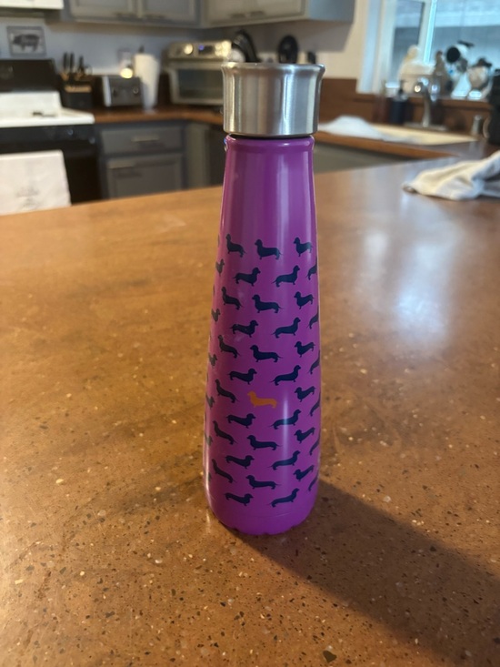 Swell Other - S’well 15oz Purple Dachshund Water Bottle Insulated Stainless Steel